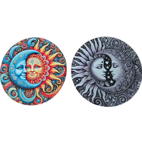 Decorative Sun&Moon Metal Wall Hangings - Picture 5 of 5